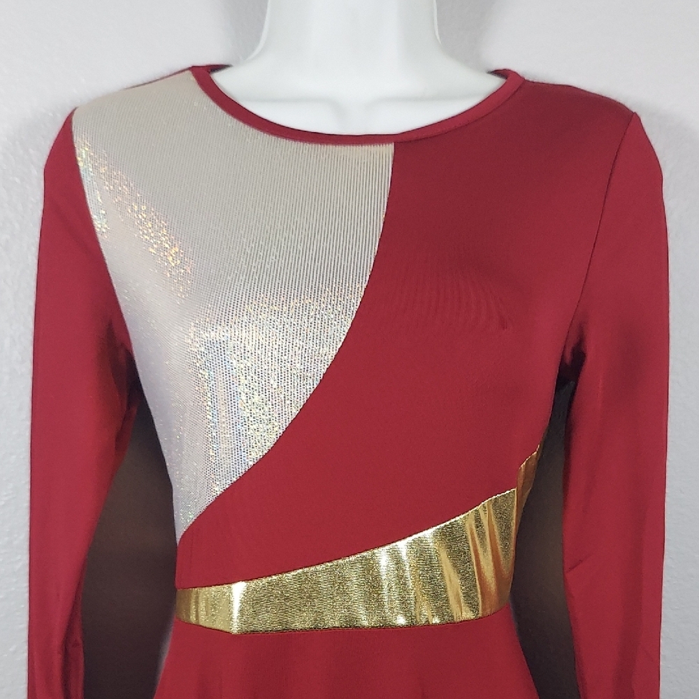 Burgandy Dress - Picture 4 of 10